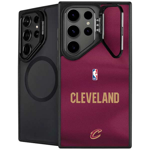 NBA Cleveland Cavaliers Jersey Galaxy S25 Ultra Kickstand Case